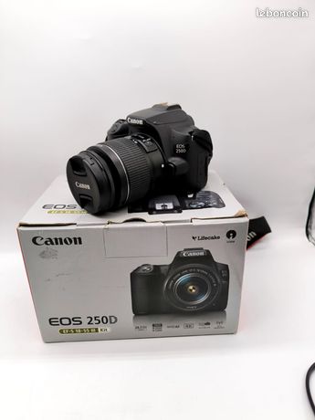 Canon EOS 250D + Objectif 18-55mm + Carte 16 Go + Accessoires – État NEUF  😍