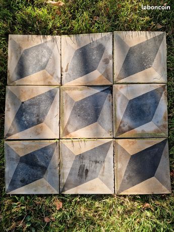 Carreaux de ciment anciens 10 m2
