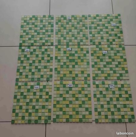 Carreaux sol douche à l'italienne mosaïque
