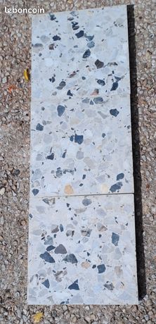 CARREAUX TERRAZZO anciens d'époque 30x30