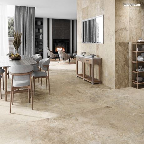Carrelage effet travertin déstockage