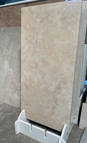 Carrelage façon travertin intérieur ou extérieur + colle / 40x60/60x120/100x100