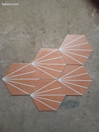 Carrelage hexagonal sunny terracotta 3M2