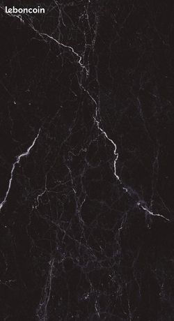 Carrelage luxe effet marbre noir mat 60x120cm Très haute qualité