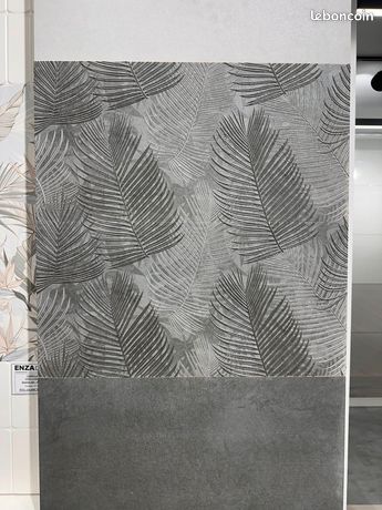 Carrelage murs salle de bain 30x60cm