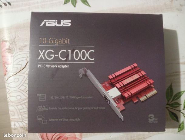 Carte reseau asus 10 gigas