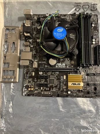 Carte mère Asus B150M-A + Intel Core i5-6400 + 8 Go DDR4