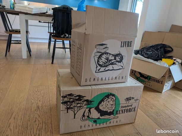 Cartons déménagement 2 formats
