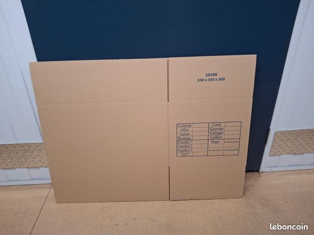 Cartons déménagement neufs jamais serviz