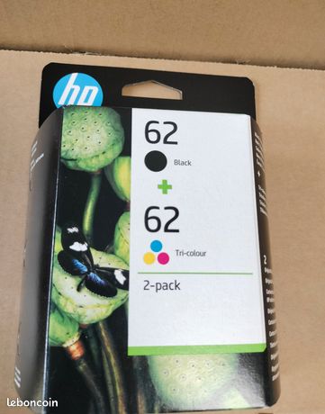 Cartouche HP 62 black et couleur