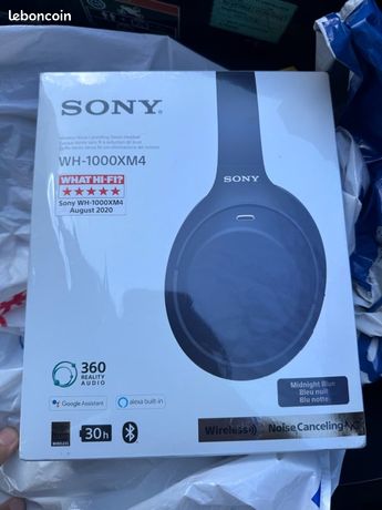 Casque SONY WH-1000XM4 Noir neuf
