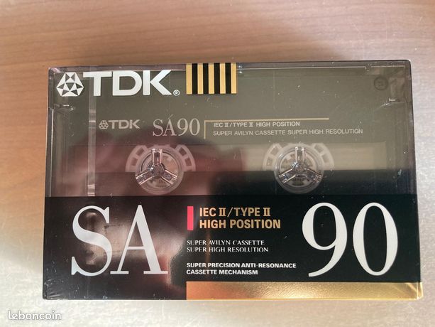 Cassette vierge TDK SA90IEC Type II