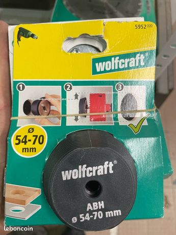 Centreur de scie cloche Wolcraft