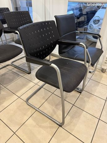Chaise bureau ou réunion avec accoudoir