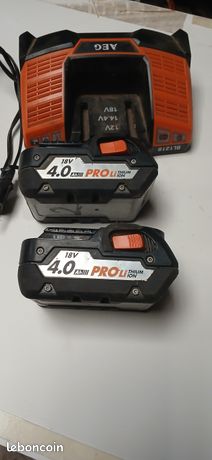 Chargeur et batterie AEG 18V