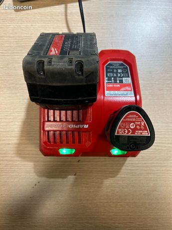 Chargeur rapide de batterie M12 M18 Milwaukee