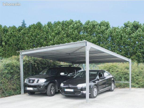 Charpente métallique Carport Abri Auvent Voiture