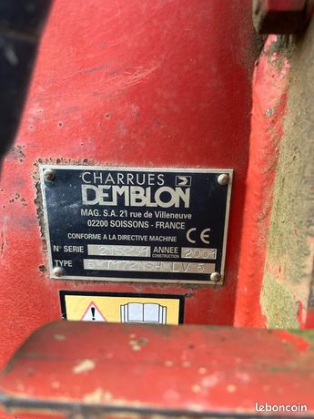 Charrue Demblon