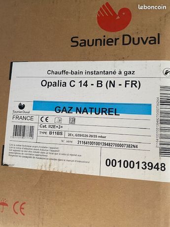 Chauffe bain gaz naturel