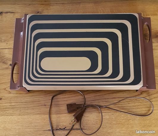 Chauffe plats vintage à accumulation CHROMEX