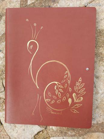 Classeur portofolio cuir