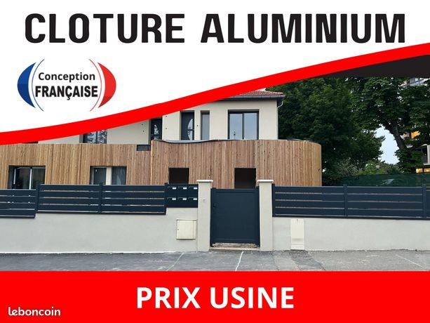 Cloture 100% aluminium