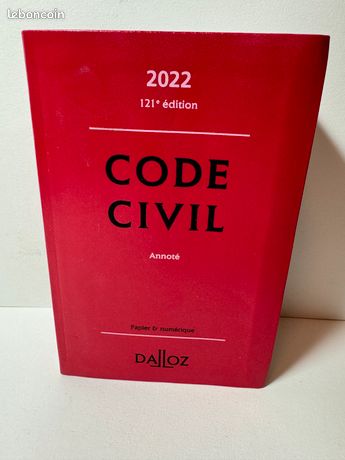 Code Civil 2022 Dalloz relié