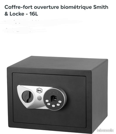Coffre biometrique et electronique val.150e