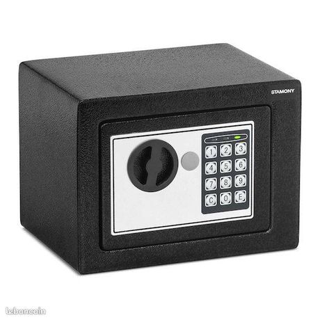 Coffre fort acier 23x17x17cm gratuite en France