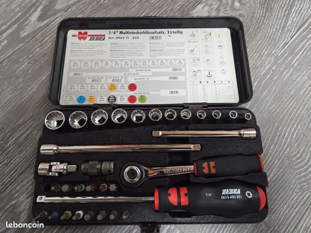Coffret douilles cliquet wurth