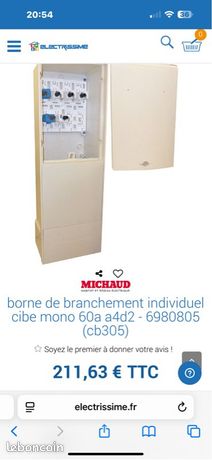 Coffret mono 60a
