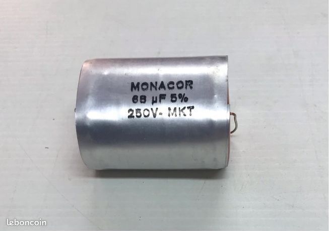 Condensateur 68F / 250V non polarisé NEUF