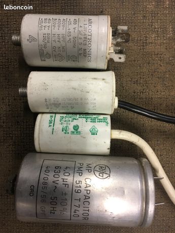 Condensateurs electrolytiques 4 uf 450V