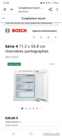 Congélateur bosch