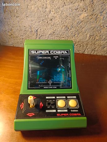 Console électronique tabletop Super Cobra gakken 1980