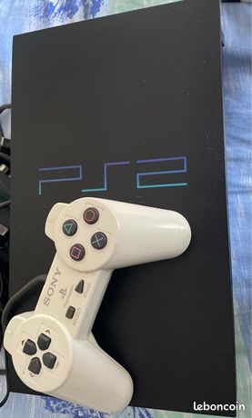 Console PS2 avec une manette