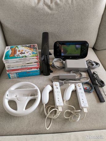Console Wii U, manettes et 10 jeux