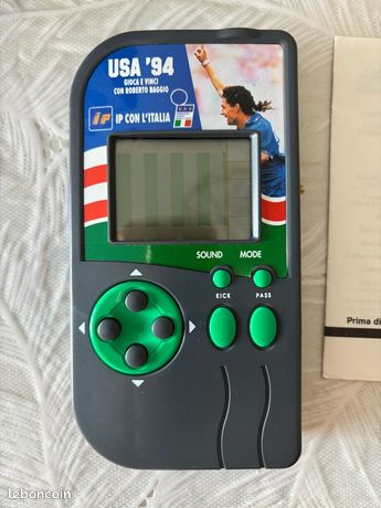 Console vidéo électronic IP con l’italia Roberto baggio USA 94 gioca e Vinci