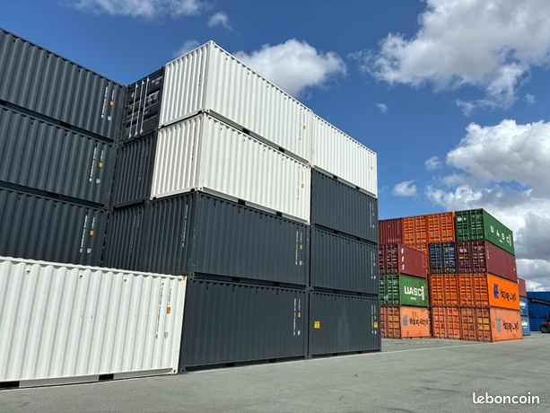 Container maritime 6' 40 VISIBLES SUR PARC- Stockage atelier jardin garage