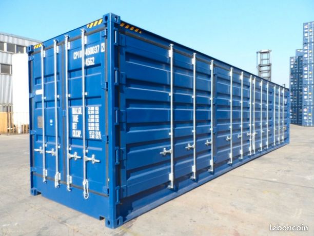 Conteneur maritime et de stockage Open Side 40 pieds occasion et neuf DISPONIBLE