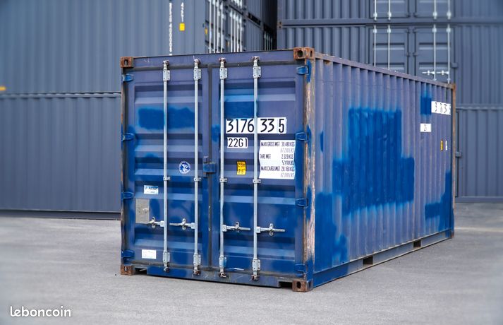 Conteneurs maritimes 20' DRY d’occasion au Havre