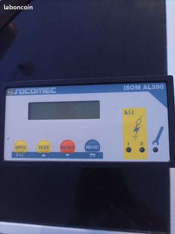 Contrôleur d'isolation Socomec ISOM AL380, NEUF