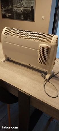 Convecteur chauffage électrique Soler et Palau TLS303 turbo avec souffleur et réglages 800 1200 ou 2000 Watts en bon état