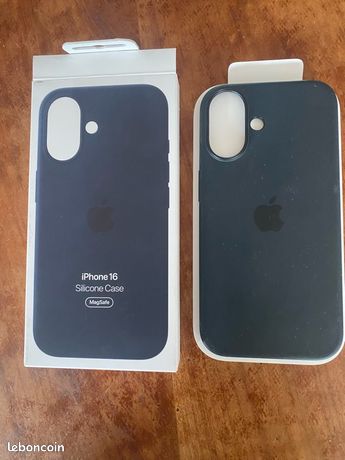 Coque Silicone noir iPhone 16. Prix d’achat 49