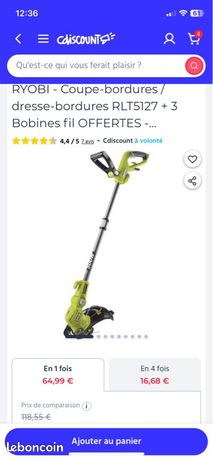 Coupe fil Ryobi