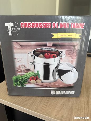 Couscoussier 9L inox tajine tradition cuisine