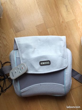 Coussin massant Homedics avec télécommande