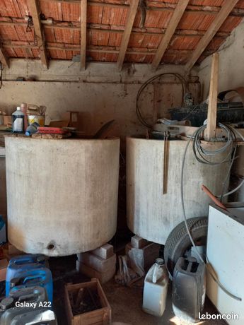 Cuves en béton