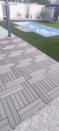 Dalles terrasse composite 60x60 cm qualité premium ANC Dalle
