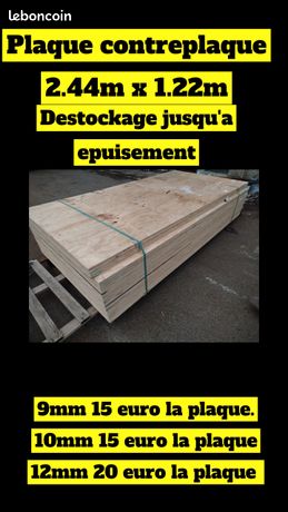 panneau contreplaque 2.44m x 1.22m 9mm 10mm 12mm